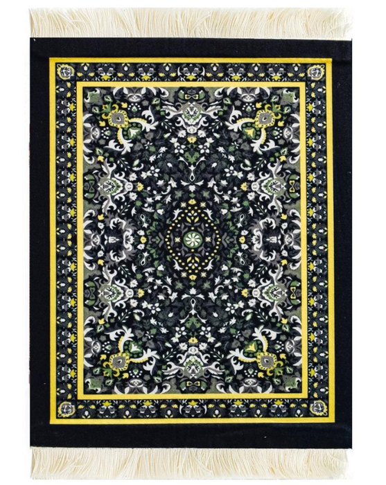 Carpet-shaped coffee coaster, 18 x 23 cm | كوستر قهوة بشكل سجاد 18×23 سم kr014714