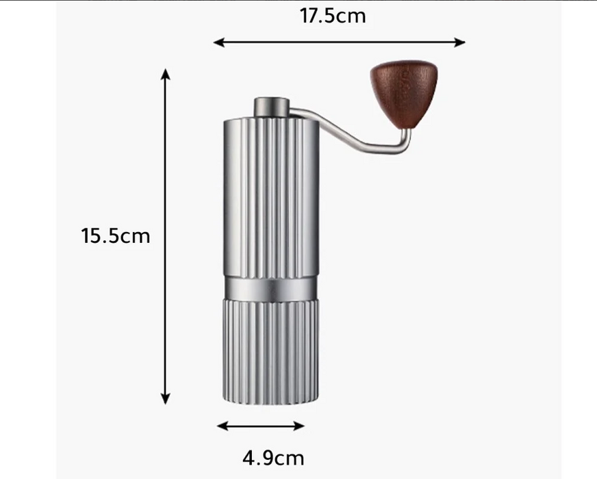 MIBRU K6 Professional Manual Coffee Grinder – Black | من مايبرو مطحنة قهوة يدوية احترافية K6 – أسود