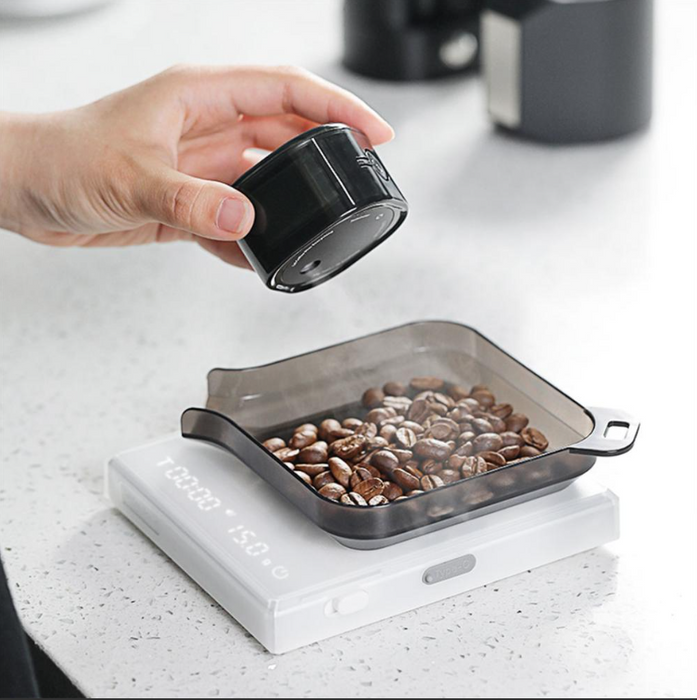 MIBRU - 30ml Rechargeable Nano Coffee Bean Sprayer (RDT) with Magnetic Base (white) |ابيض)- مايبروا -بخاخ حبوب القهوة نانو كهربائي 30 مل قابل لإعادة الشحن مع قاعدة مغناطيسية)