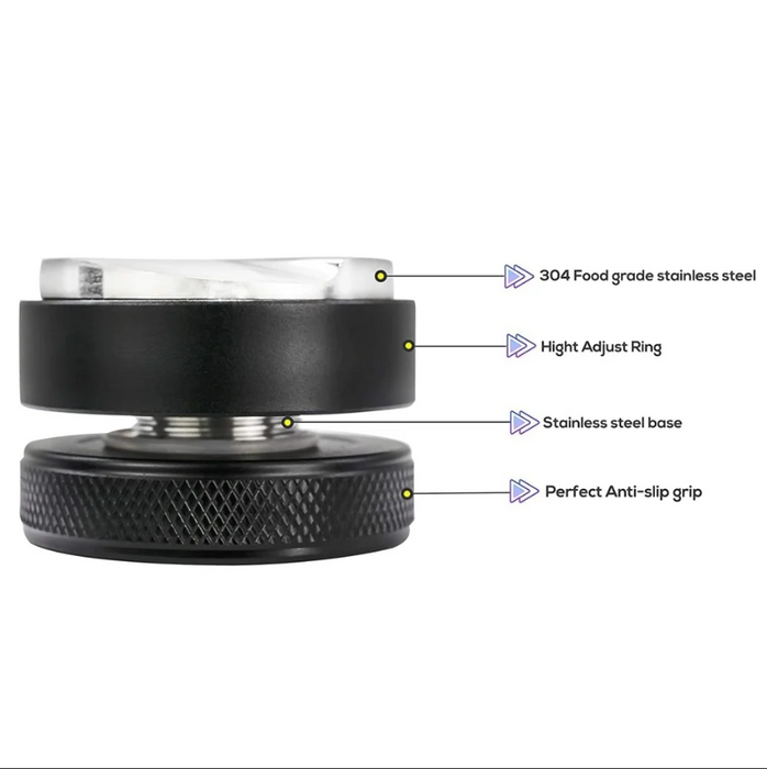MIBRU -Espresso accessories Coffee distributor  58.5 MM - BLACK