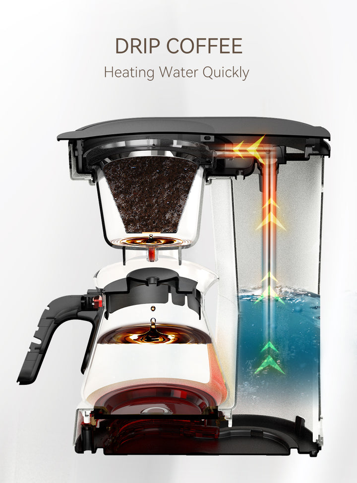 HiBrew - H12 Pour Over Coffee and Tea Maker | جهاز تحضير الشاي والقهوة بالتقطير