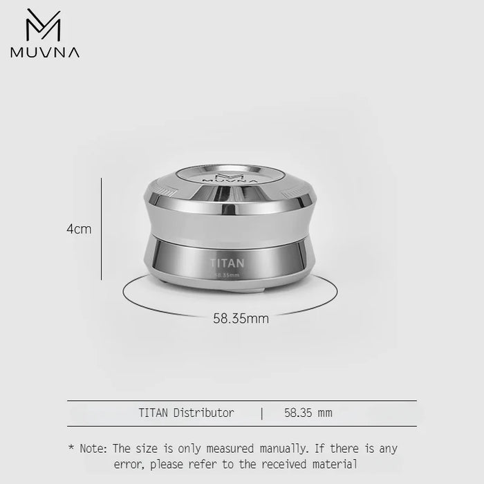 MUVNA Gravity Adaptive Height Espresso Distributor – 58.35mm | موزع قهوة MUVNA Gravity بارتفاع تلقائي – 58.35 مم