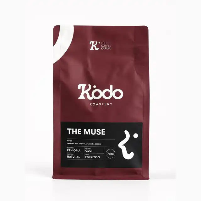 KODO Roastery-THE MUSE Ethiopia 250 g Espresso preparation