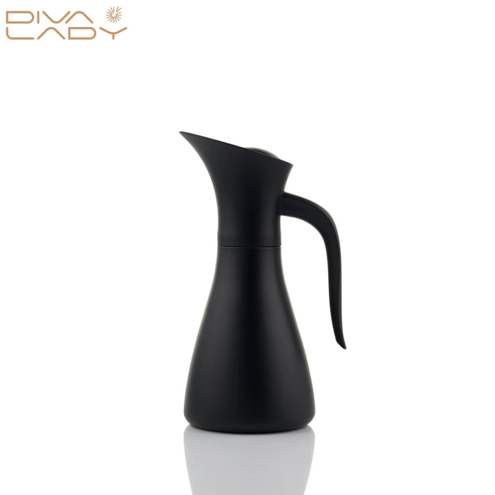 Diva Lady - Ghazalah Pot 600 ml Black | ديفا ليدي - مطارة الغزالة 600 مل اسود