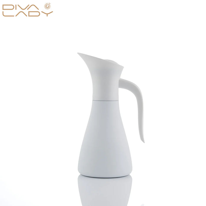 Diva Lady - Ghazalah Pot 600 ml White | ديفا ليدي - مطارة الغزالة 600 مل ابيض