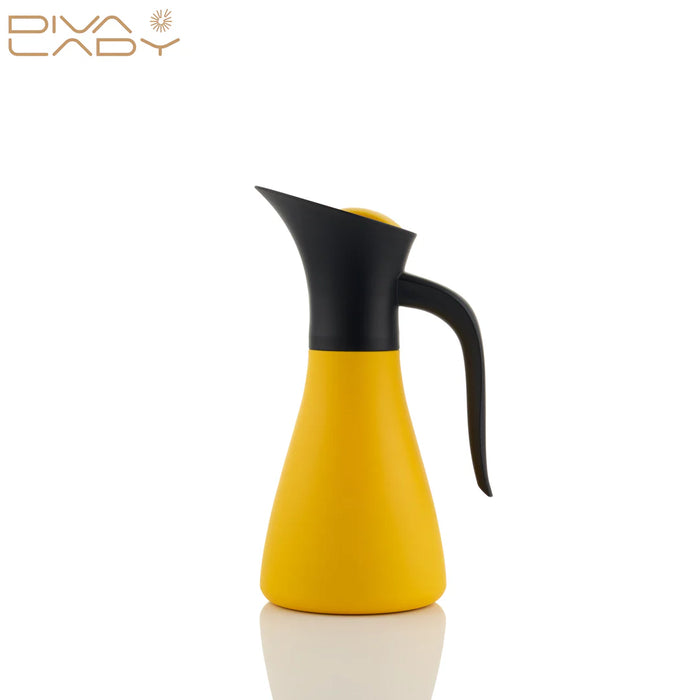 Diva Lady - Ghazalah Pot 600 ml Black & Yellow | ديفا ليدي - مطارة الغزالة 600 مل اسود و اصفر