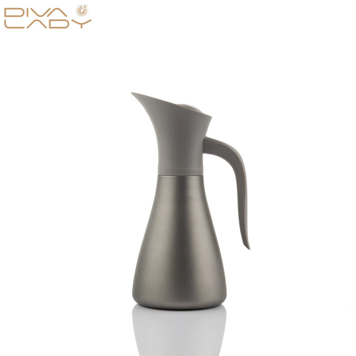 Diva Lady - Ghazalah Pot 600 ml Grey | ديفا ليدي - مطارة الغزالة 600 مل رمادي