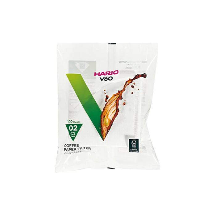 Hario - V60 Paper Filter 100 filters Size 02