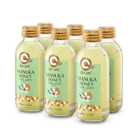 QminC - Manuka Honey Collagen (150 ml × 6 )   |(150 ml × 6 ) عصير عسل المانوكا