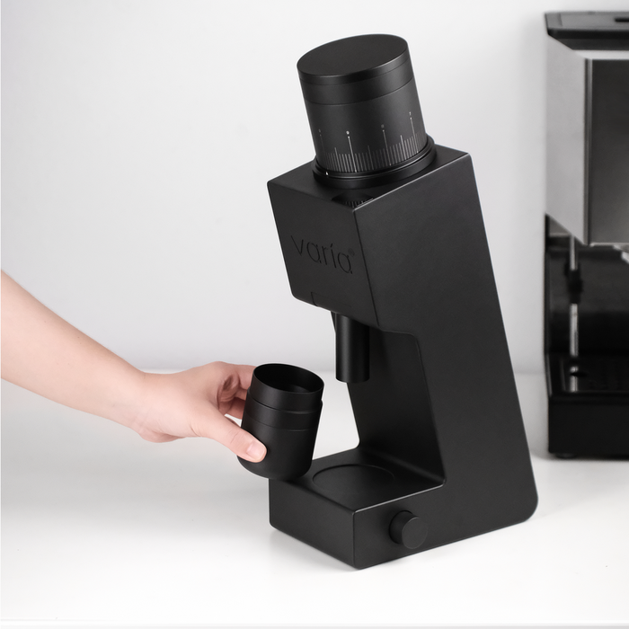 Varia VS6 Grinder (White) – 300W Brushless Motor, 5-Micron Stepless Adjustment, 500–1600 RPM Control