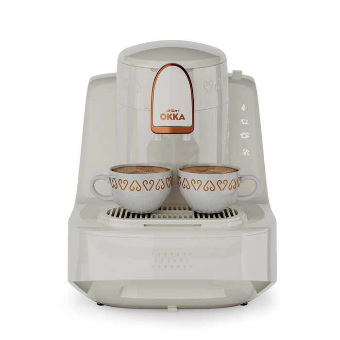 Arzum Okka Elite Turkish Coffee Machine (OK0040) – White & Copper