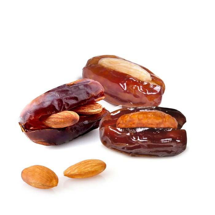 Buy 5 + 5 Free Khalas Dates Stuffed With Almonds 500g