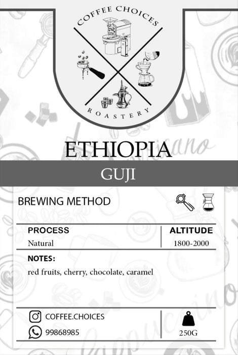 Coffee Choices Ethiopia Guji 250g Filter & Espresso Preparation