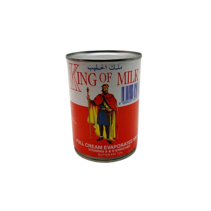 ملك الحليب حليب مبخر كامل الدسم  جرام390 | King of Milk Full Cream Evaporated Milk 390g
