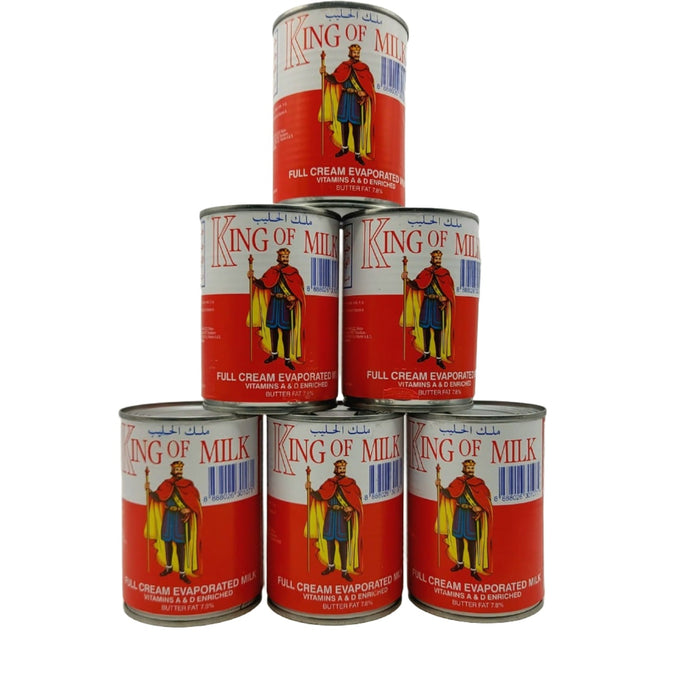 King of Milk Full Cream Evaporated Milk 390 x 48