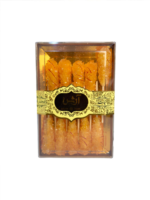 Arash Saffron - Rock Candy with Saffron flavor (10 PCS)