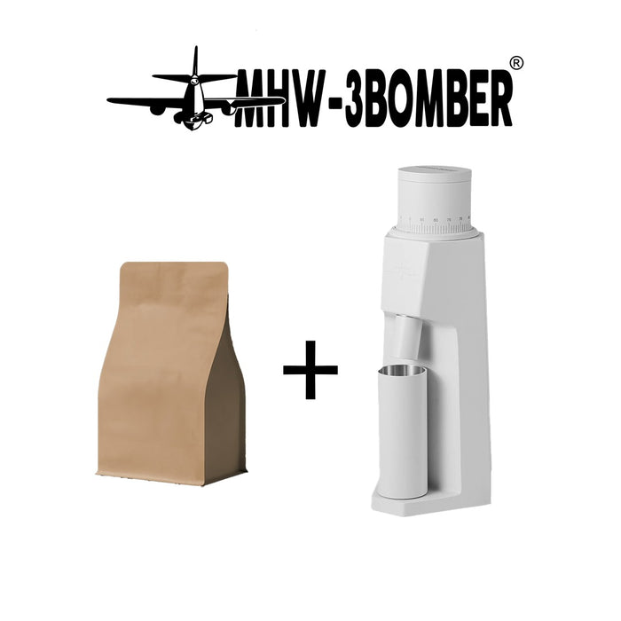 3BOMBER - Sniper Electric Coffee Grinder White Offer | عرض مطحنة سنايبر الكهربائية اللون الابيض
