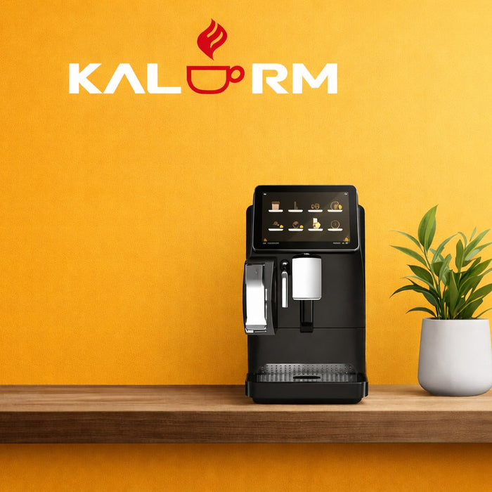 Kalerm - B6 - W Fully Automatic Coffee Machine – Up to 22 Beverages 1400W Black