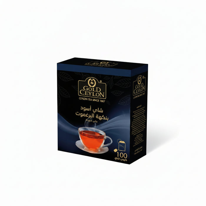Gold Ceylon - Earl grey tea premium quality  100 bags