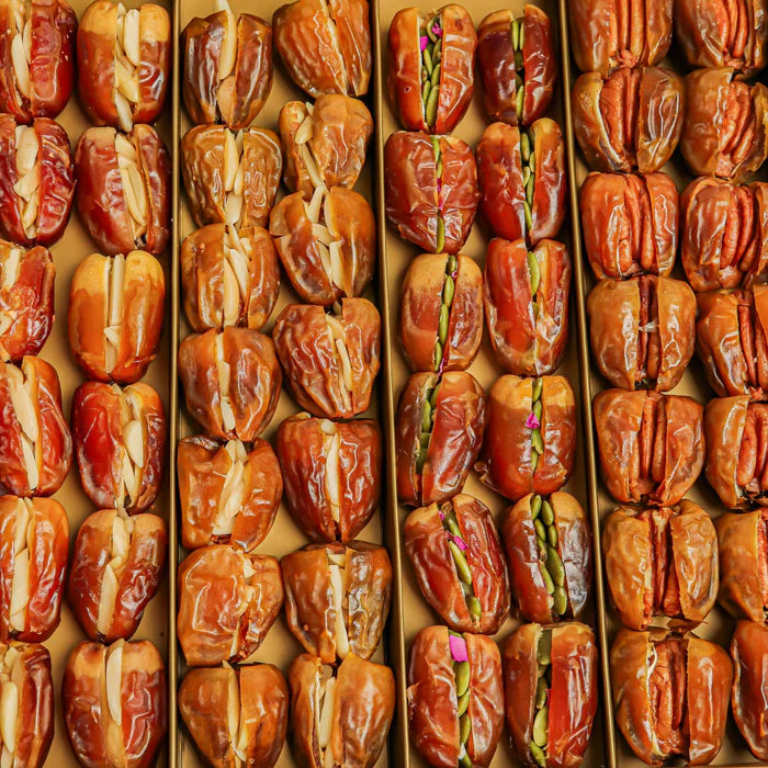Qetaf - Selection of luxurious dates stuffed with nuts and butter No 3