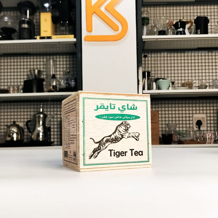 Tiger Tea - Pure coarse black Ceylon tea No. 1 250 g | شاي تايقر - شاي سيلاني خالص اسود خشن نمبر 1