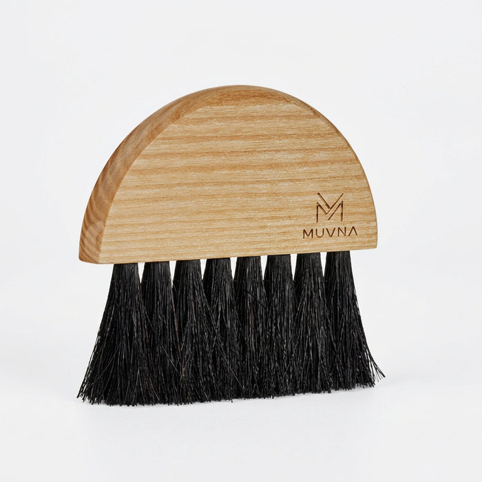 MUVNA Solid Beech Wood Coffee Cleaning Brush | فرشاة تنظيف القهوة MUVNA من خشب الزان الطبيعي