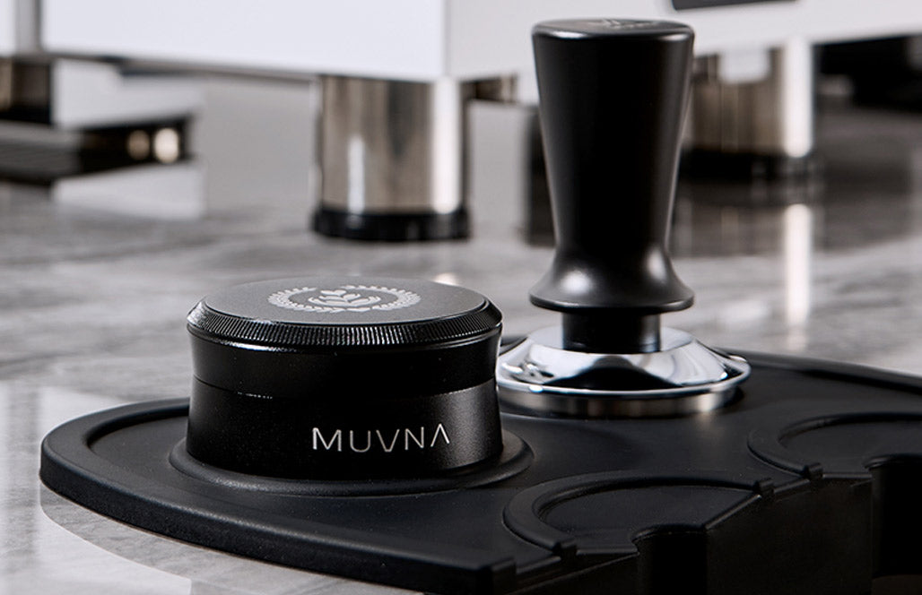 MUVNA Gravity Coffee Distributor Four Paddle – Black – 53mm | موزع قهوة MUVNA Gravity بأربع شفرات – أسود – 53 مم