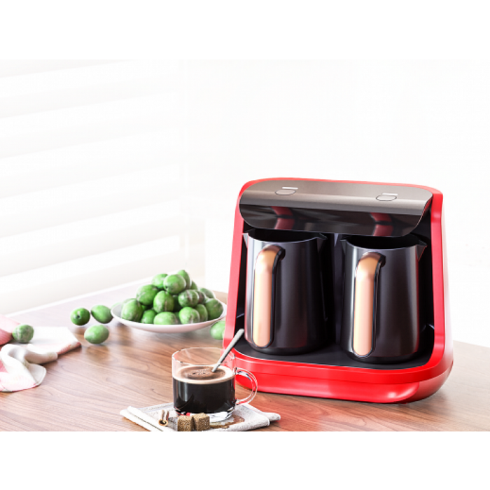 SUMO - Turkish Coffee Maker 800W - SCM-26N - Red  |  أحمر - SCM-26N سومو - مكينة القهوة التركية 800 واط