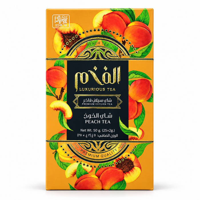 Luxurious Tea - Peach tea 25 bags
