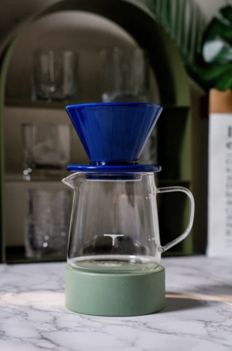 TACHE -DRIPPER  AND SERVICES  01 , Blue | طقم التقطير 01 من تاش لون ازرق
