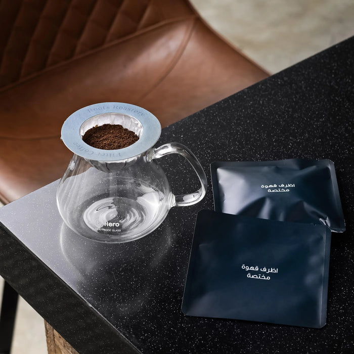 Roots Roastery - Brazil Diamond 5 Drip filter bags | رووتس روستري – أكياس قهوة برازيل دايموند 5 أكياس