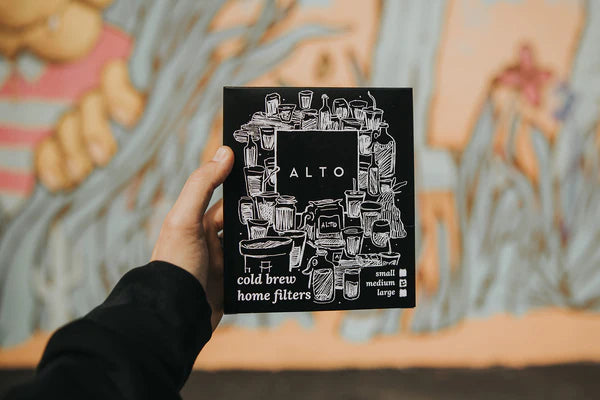 Medium ALTO Home Cold Brew Filters (Half Gallon) Limited Edition Box + Funnel Set