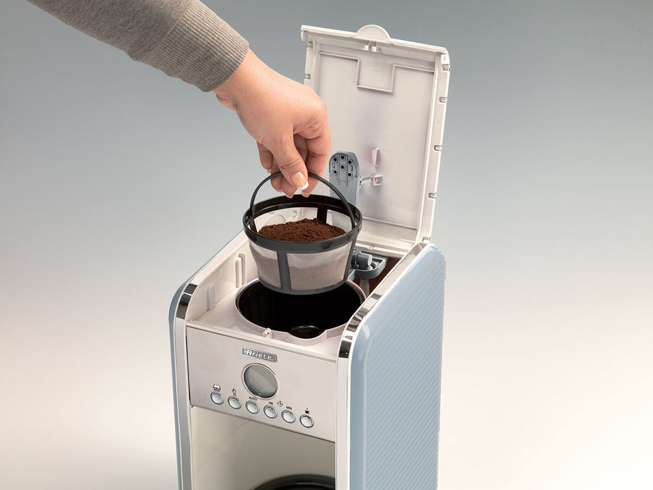 Ariete Vintage American Coffee Machine – to 12 Cups, Blue