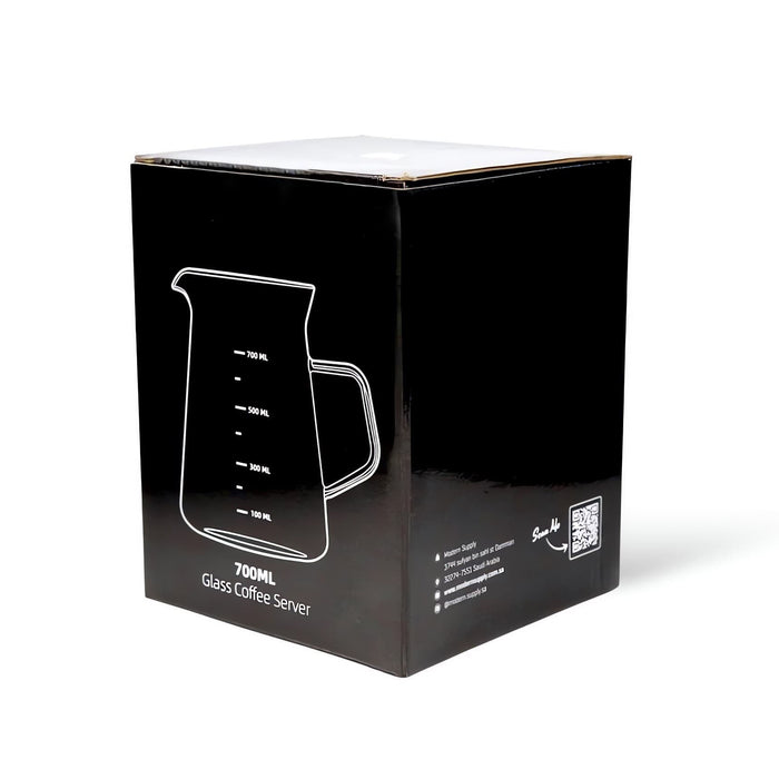 MOD Glass Coffee Server with Stainless Steel Filter – 700ml | سيرفر MOD الزجاجي مع فلتر ستانلس ستيل – 700 مل