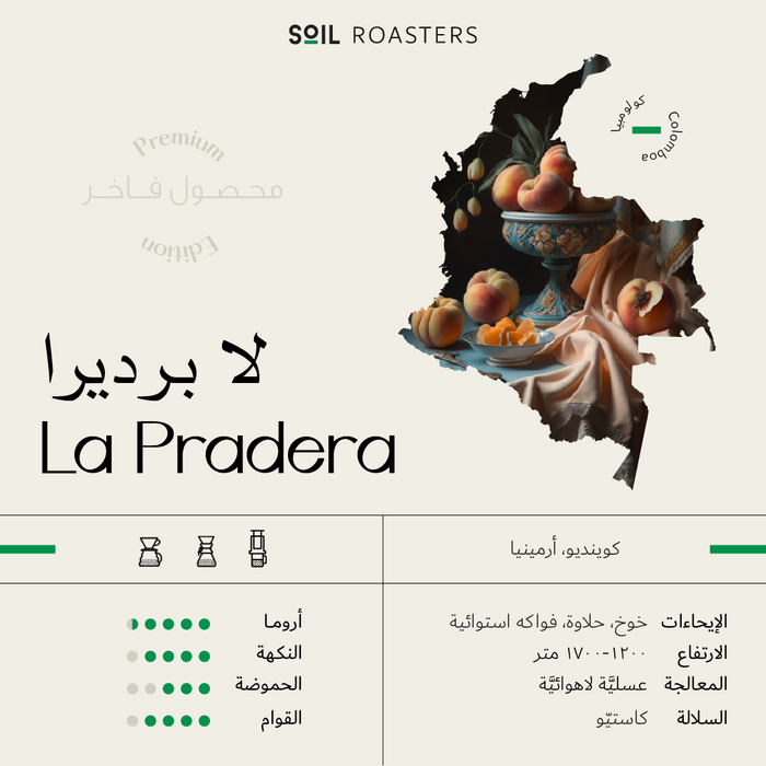 Soil Roastery - La pradera Colombia 250 g Filter Preparation