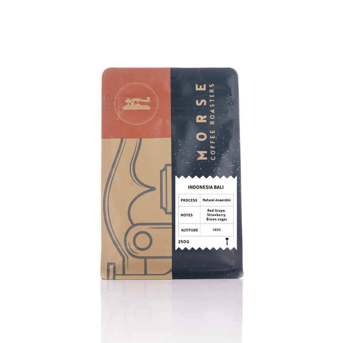 Morse Roastery – Indonesia Bali Anaerobic Natural Espresso Coffee Beans (250g)