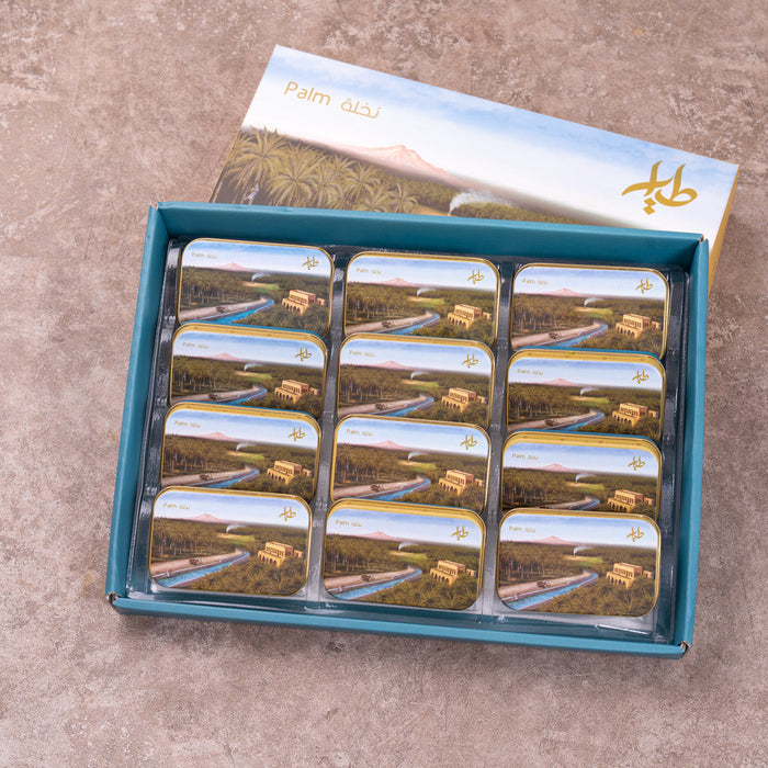 Al-Tayyar - Nakhla  Khalas with almonds, caramel and pistachios | الطيار - نخلة خلاص باللوز والكراميل والفستق