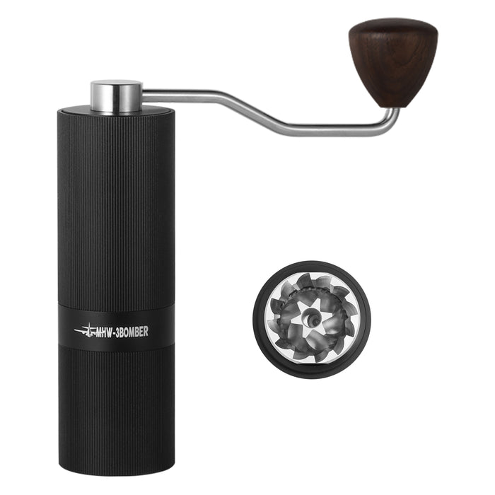 3BOMBER - Racing M1-Manual Coffee Grinder Black  مطحنة القهوة اليدوية M1 من ريسنج - لون أسود
