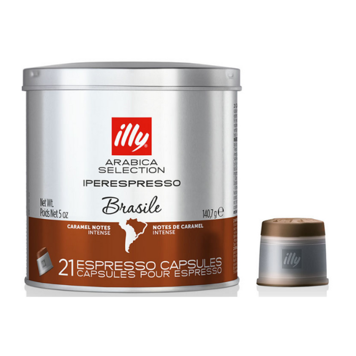 illy - Brazil Coffee 21 Capsules | إيلي - كبسولات قهوة البرازيل