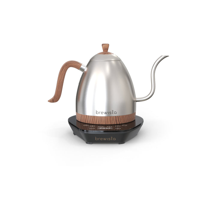 Brewista - Artisan Electric Gooseneck Kettle Silver 1 L | برويستا - إبريق كهربائي معكوف العنق فضي 1 لتر