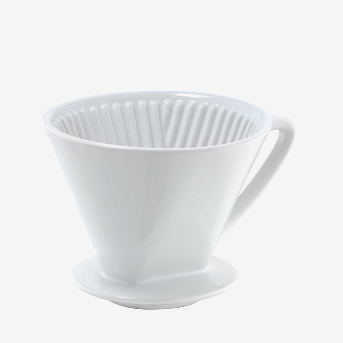 Cilio - Porcelain Cone Filter Coffee Size 4 White |