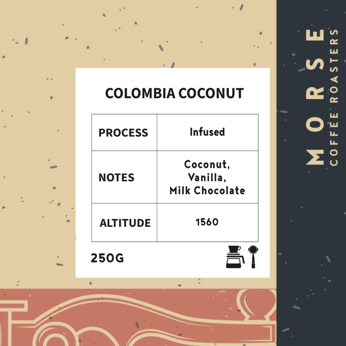 Morse Roastery - Colombia Coconut , 250 g  filter& espresso  Preparation