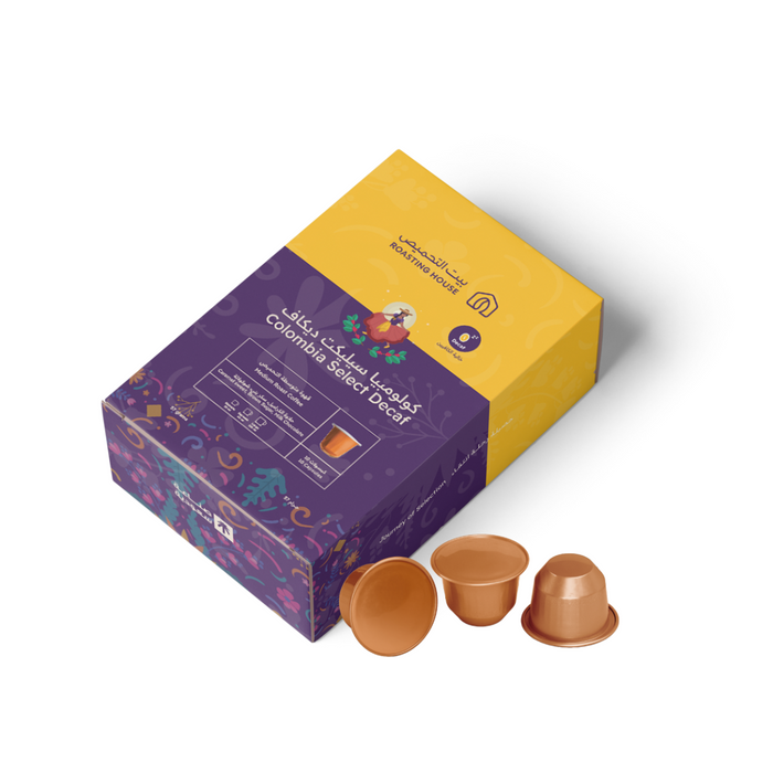 Roasting House - Colombia select decaf 10 Used Capsules Nespresso