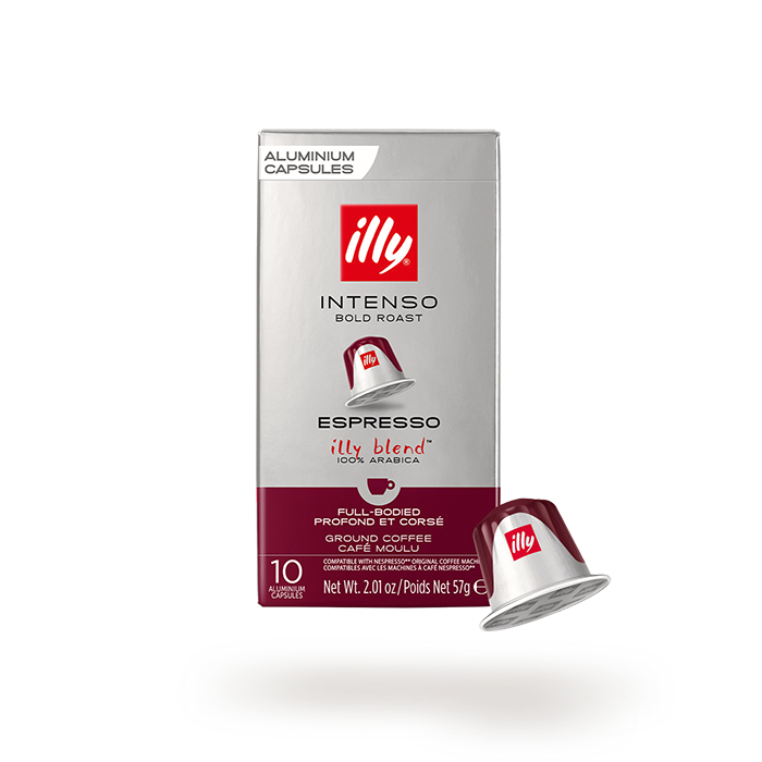 Illy - Espresso Compatible Capsules Intenso - Dark Roast 10 Capsules