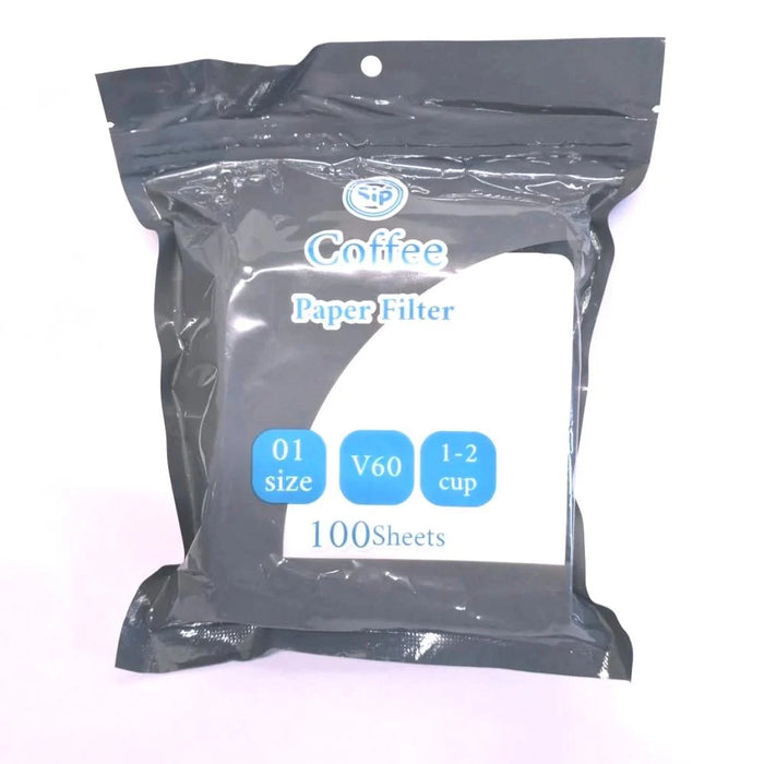 SIP V60 Paper Filter Size 01 – 100 Sheets | فلتر SIP V60 مقاس 01 – 100 فلتر
