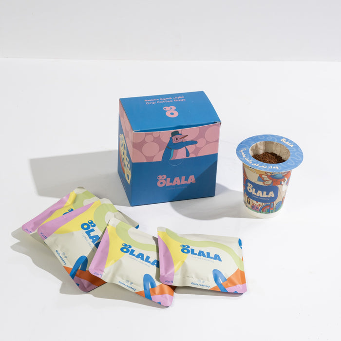 Olala Roastery - Gomez Colombia Drip Bags Box (5 Sachets)| محمصة أولالا - علبة أكياس تقطير غوميز كولومبيا (5 أكياس)