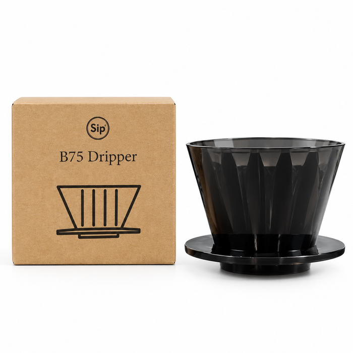 sip - Crystal B75 Dripper – Dark |   سيب -قمع كريستال B75 الداكن