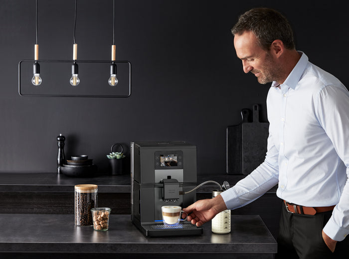 KRUPS - Intuition Automatic Coffee Machine with 15 Recipes & One-Touch Milk System – 3L Urban Metal