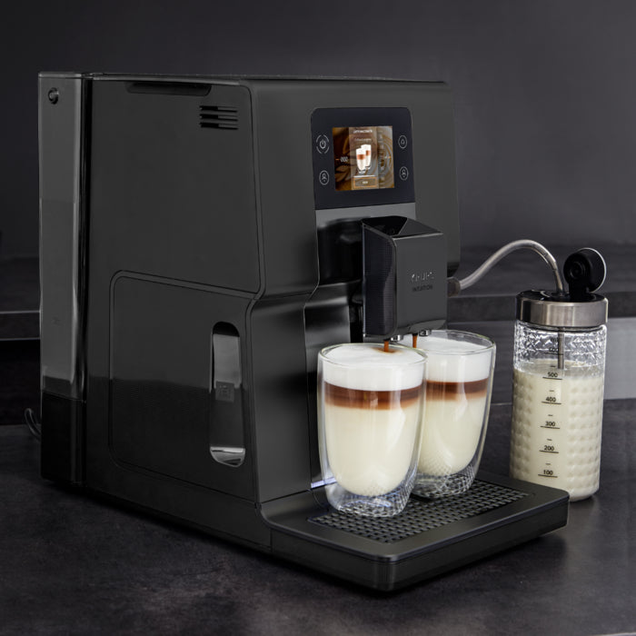 KRUPS - Intuition Automatic Coffee Machine with 15 Recipes & One-Touch Milk System – 3L Urban Metal