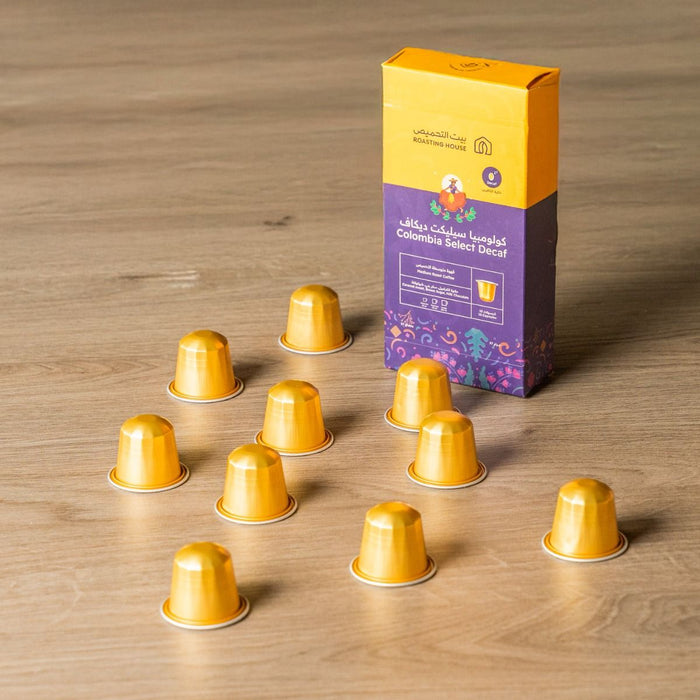 Roasting House - Colombia select decaf 10 Used Capsules Nespresso